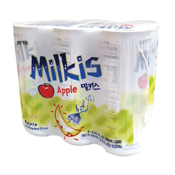 ມິວຄິດລົດ ແອບເປີ້ນ Milkis Apple ປະລິມານ  250ml 1x6 / (Pack)