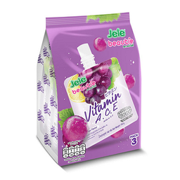 Jele Beautie Vitamin A, C, E Grape Flavor 140g 1x3 / (Pack)