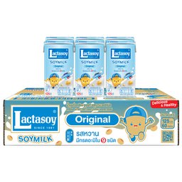 Lactasoy Soy Milk UHT Sweet Flavored 125ml 1x6x10 / (Box)