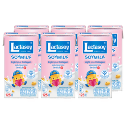 Lactasoy Light Soy Milk UHT Collagen Fiber 125ml 1x6 / (Pack)