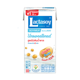 Lactasoy Poy Milk UHT Unsweetened Flavored 300ml / (Unit)