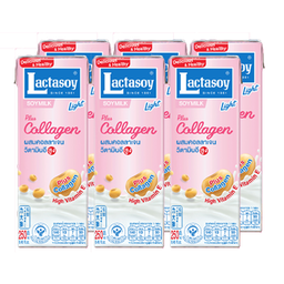 Lactasoy Poy Milk UHT Collagen Fiber 250ml 1x6 / (Pack)