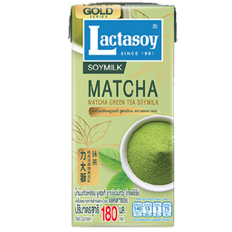 I1 Lactasoy Gold Series Soy Milk UHT Matcha Green Tea 180ml / (หน่วย)