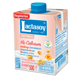 Lactasoy Soy Milk UHT Hi-Calcium 500ml / (件)