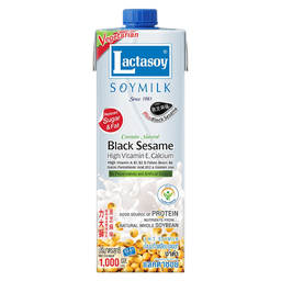 Lactasoy Soy Milk UHT Black Sesame 1000ml / (件)