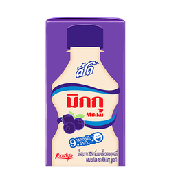 I1 ®DeeDo Mikku Fruit Juice Blueberry Flavoured with Yoghurt 115 ml / (หน่วย)