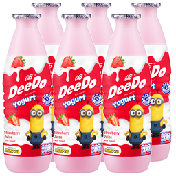 DeeDo Strawberry Juice with Yoghurt 300ml 1x6 / (Pack)