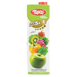 Tipco Profiber Mixed Vegetable and Fruit Juice Green Apple Formula 1000ml / (단위)