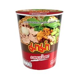 Mama Instant Cup Noodles Moo Nam Tok Flavour 60g 1x612 / (Box)