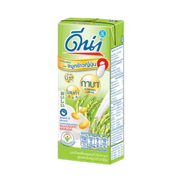 DNA UHT Soy Milk Japanese Rice Germ Low Sugar 180ml / (Unit)