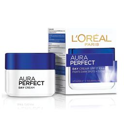 L'Oréal Paris Aura Perfect Day Cream SPF 17 PA++ Fights Dark Spots+Evens Tone 50ml / (Unit)