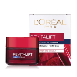 L'Oréal Paris Revitalift Moisturizing Cream Night Anti-Wrinkles+Firmness 20ml / (Unit)