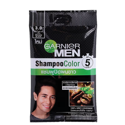 Garnier Men Shampoo Color 3.0 Brown Black 10ml / (Unit)