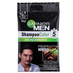 Garnier Men Shampoo Color 1.0 Natural Black 10ml / (Unit)