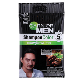 I1 Garnier Men Shampoo Color 1.0 Natural Black 10ml / (Unit)