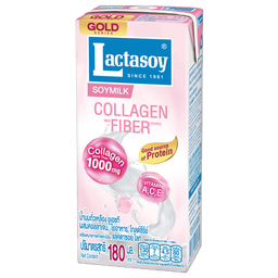 Lactasoy Gold Series Soy Milk UHT Collagen Fiber 180ml / (Unit)