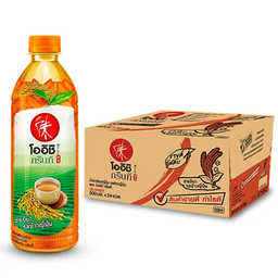 Oishi Green Tea Genmai Flavour 500ml 1x24 / (Box)