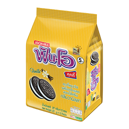 Jack&Jill Fun-O Chocolate Sandwich Cookies Cream Vanilla 27g 1x12 / (Pack)