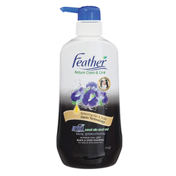 I1 Feather Nature Clean and Care Black and Shine Shampoo 450ml / (단위)