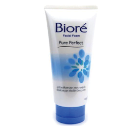 Biore ໂຟມຍິງ ຟ້າ Pure Perfect Clear 100g / (หน่วย)