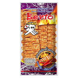 BENTO Seafood Roasted ChilliI Sauce Grill Squid Snack Spicy Flavour 18g / (件)