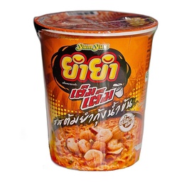 YumYum TemTem Instant Cup Noodles Tom Yum Kung Creamy Flavour 60g / (단위)