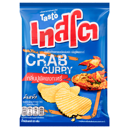 Tasto Potato Chips Crab Curry Flavored 46g / (단위)