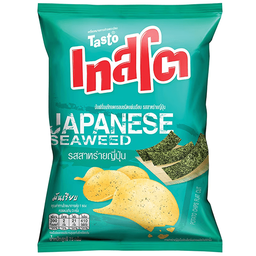 Tasto Potato Chip Seaweed Flavored 75g / (Unit)